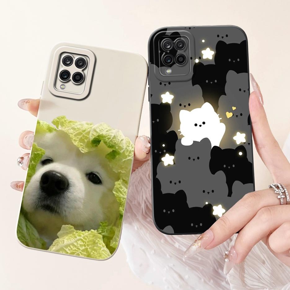 For Samsung Galaxy A22 4G Case SM-A225F Cute Panda Cartoon Cover Shockproof Phone Case For Samsung A22 A 22 5G A226B Soft Fundas