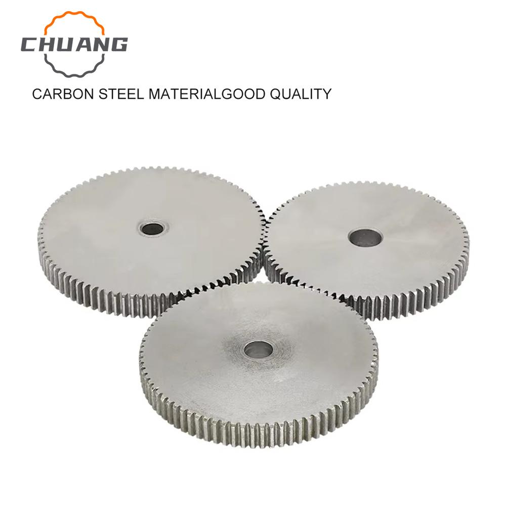 51T/52T/53T/54T/55T/56T/57T/58T/59T/60Teeth 1 M Spur Gear SC45# Carbon Steel Material Cylindrical Gear Transmission Accessories