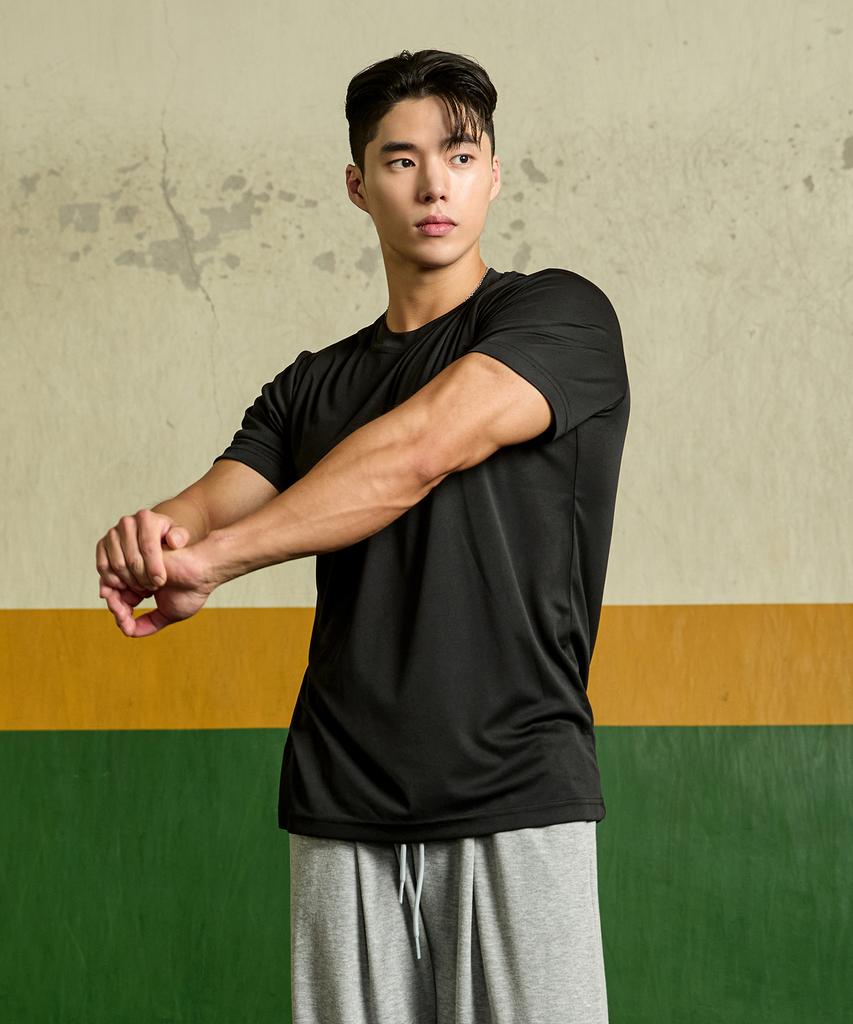 Beullaegmonseuteopis [3Pack] Plain Interlock Functional Cooling Short Sleeve T-Shirt 3P (Type A)