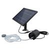 Solar Air Pump with 2 Bubble Stones with Hose 8W 10V 2400mAh ABS and Polysilicon Solar Oxygen Pump