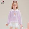 Girl Melody Style Print Sweatshirt 2025 New Arrival Casual Western Style Teenager Clothing Spring Clothing Top Kids Fashion Clothes