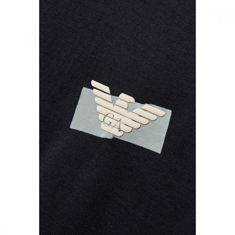 Emporio Armani Men S Lyocell Blend emboSSed Logo T ShirT A516326002