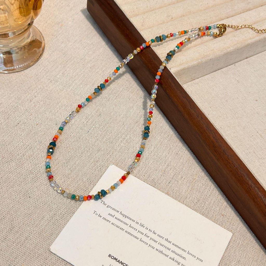 Collier de Perles en Pierre Naturelle pour Femmes - Choker Chaîne Clavicule de Luxe 2025