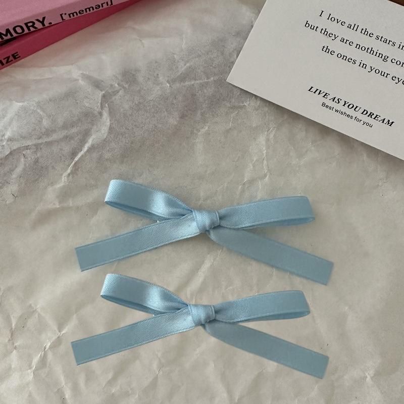 2 Stück Süße Niedliche Schleife Haarspange Süße Ballett Schleife Haarnadelspange Koreanischer Stil All-Match Haarspangen Mädchen Kopfschmuck Haarschmuck