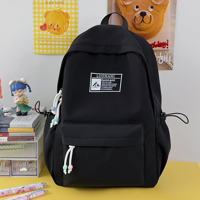 Schoolbag New Ins Backpack for Primary School Students Korean Middle and High School Students Lightweight Schoolbag for Women's Niche Versatile Trendy