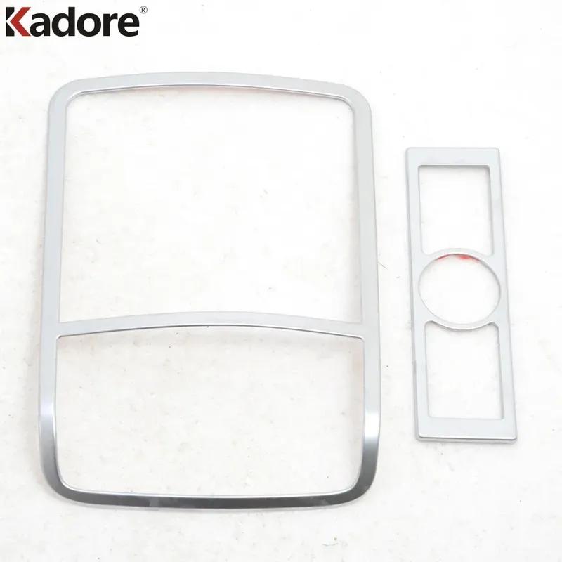 Car Front Rear Roof Reading Light Lamp Cover Trim For Volkswagen VW Tiguan 2010-2012 2013 2014 2015 Matte Interior Accessories