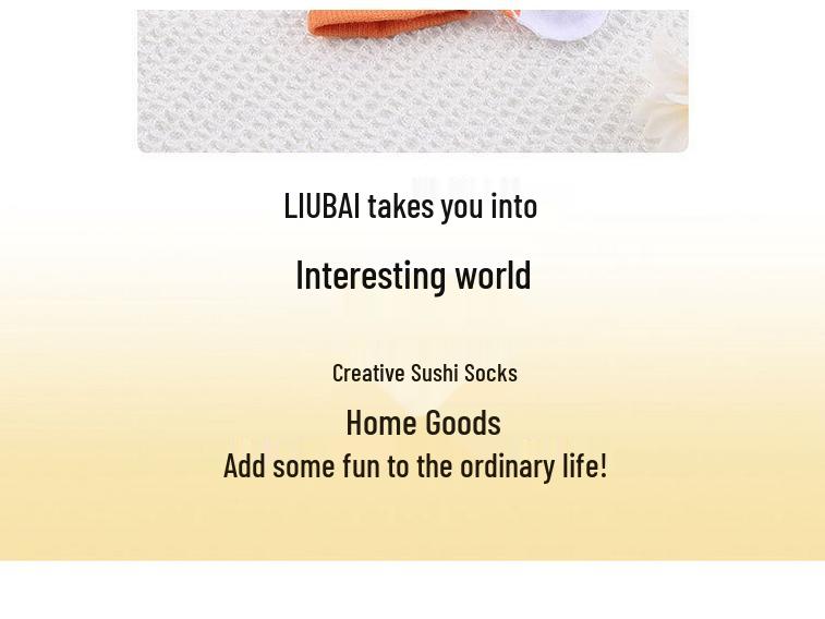 Damen-Geruchshemmende Lachs-Sushi-Socken - Verdickte Baumwoll-Kniestrümpfe für Herbst/Winter