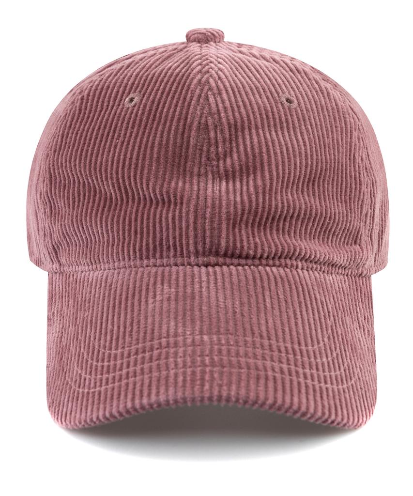 Chaebteo Signature Corduroy Ball Cap-Pink