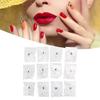 504pcs Professional Nail Art Tip Practice False Fake Nail Patch DIY Manicure ToolTransparent