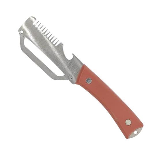 

Stainless Steel Vegetable Peeler with Handle, Multi-Function Fruit Potato Peeler, 2-in-1 Bottle Opener, Ergonomic Rust-Proof Essential Kitchen Tool