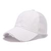 1pc Solid Distressed Perforated Mesh Washed Baseball Cap, Breathable Sun Protection Accessory For Spring/Summer