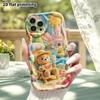 Phone Case: 2D Flat, Suitable for iPhone 18, 17, 16, 15, 14, 13, 12 Pro Protective Cases, Summer Beach Little Bear, Perfect Holiday Gift for Christmas