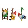 Goblin Gnome Resin Hanging Flower Pot Ornament for Garden or Balcony