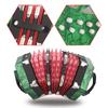 Professional 20 Buttons Accordion Concertina Musical Instrument (Green)