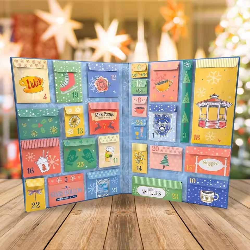 Juladventskalender 2025 Jul Gilmore Girls Den Officiella Adventskalendern Dekorkalender Överraskningsjulklappar