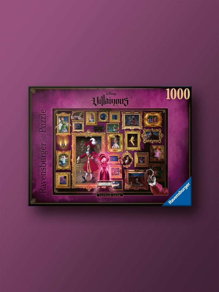 Disney Villains: Peter Pan Captain Hook 1000 Piece Ravensburger Jigsaw Puzzle