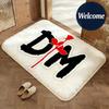 Soft Flannel Floor Mat Music DEPECHE MODE Floor Mat Non-Slip Absorbent Doormat Bathroom Bedroom Home Decor Rug