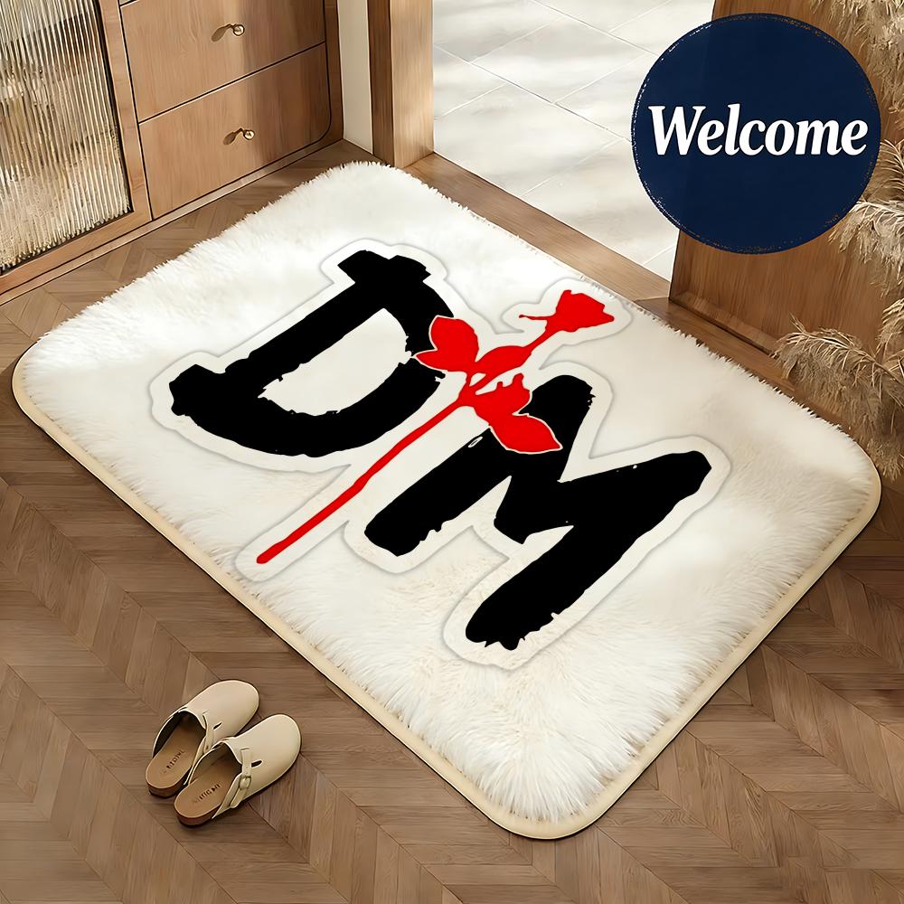 Soft Flannel Floor Mat Music DEPECHE MODE Floor Mat Non-Slip Absorbent Doormat Bathroom Bedroom Home Decor Rug