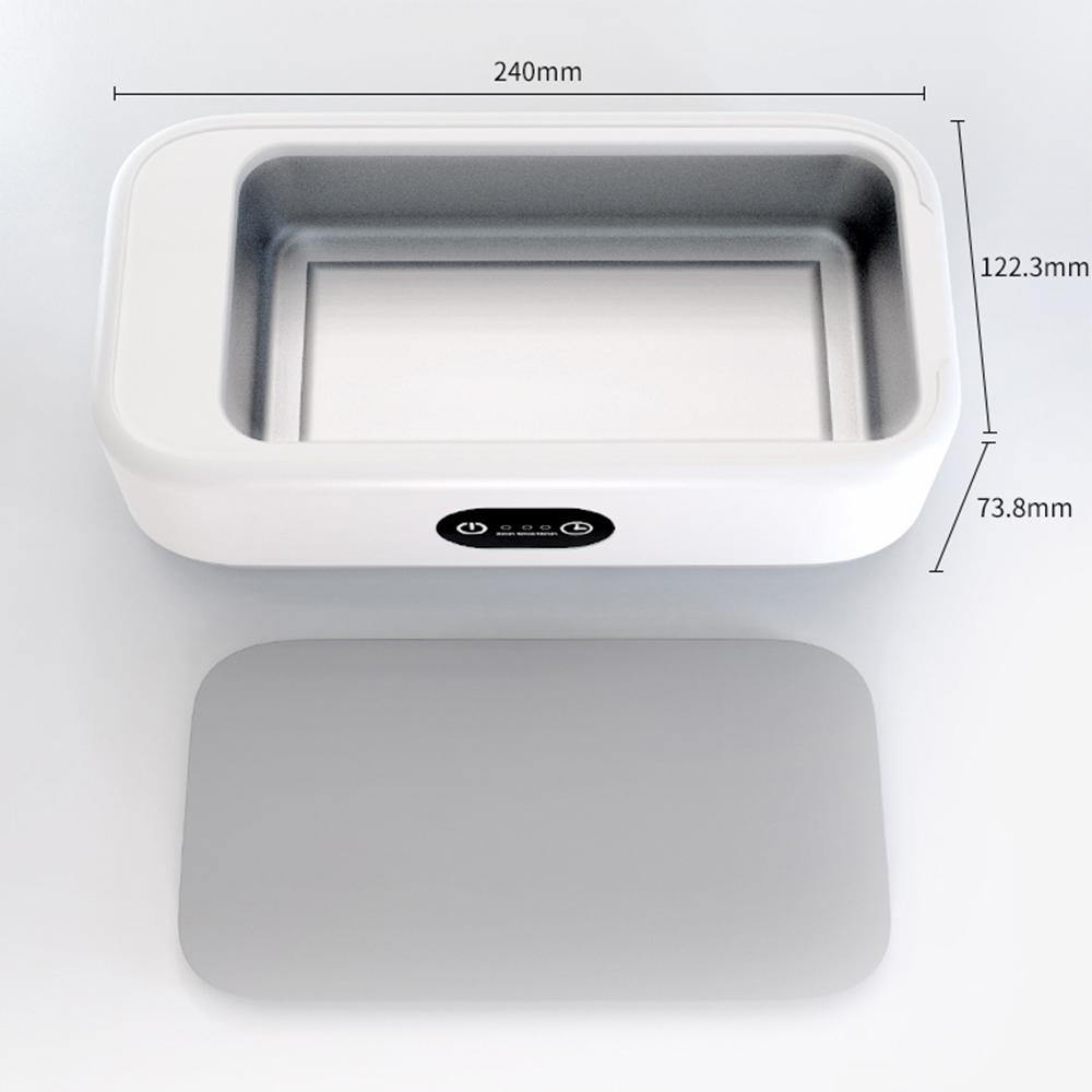 Sonic Wave Jewelry Cleaner 49kHz Professional Cleaner Machine with One Button Control 3 Level Timer and  Digital Screen
