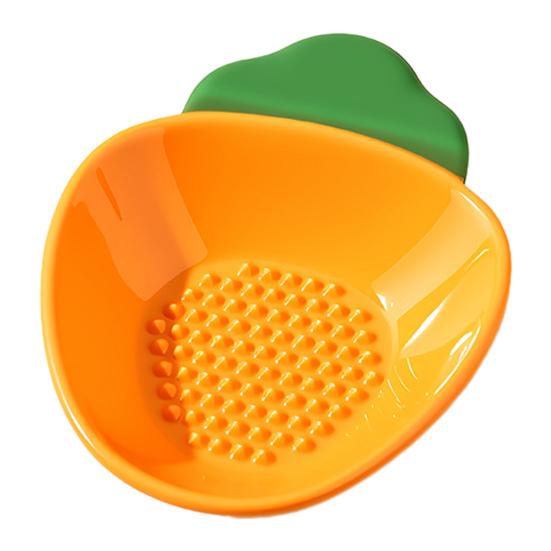 Ceramic Ginger Garlic Grater Dish 2-in-1 Mincer for Dipping Sauce Bowl Ginger Garlic Wasabi Dishwasher Safe оранжевый