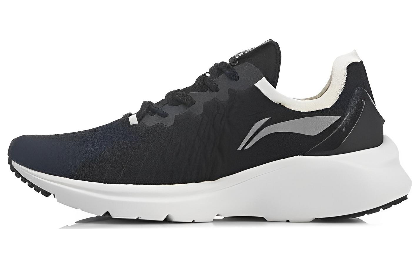 Li Ning YunQue износостойкие дышащие низкие беговые кроссовки женские черные AGLR326-1 37.5