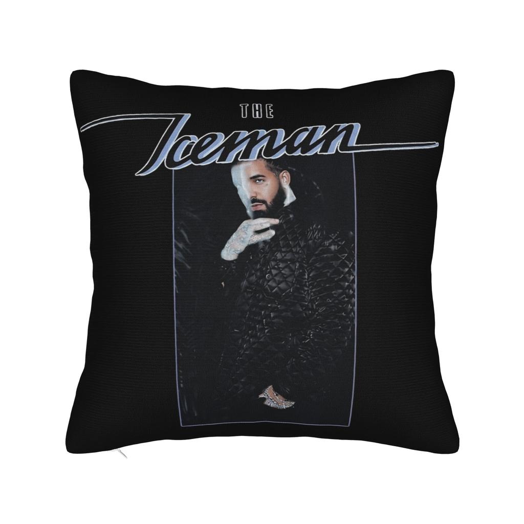 Drake Rapper Pillowcase Printing Polyester Cushion Cover Decor Pillow Case Cover Home Square 18''