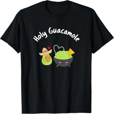 Funny Holy Guacamole T-Shirt Gifts Graphic Love Women Men