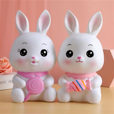 Cartoon Sparschweine Kinder Hase Sparkaninchen Spardose Specie Cash Jar Ostern Tier Figur Mädchen Kinder Ersparnisse Kind Spielzeug Geschenk