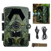 120° Wide-Angle Outdoor Infrared Trail Camera 60MP Wildlife Tracker Camera  Game Monitoring