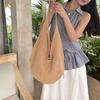 Fashion Women's Hollow Woven Shoulder Bags Large Capacity Knitting Underarm Bag Solid Crochet Tote Summer Mesh Beach Bag