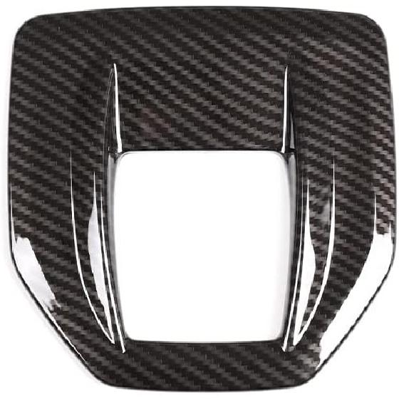 TOYCIDFG Car Gear Shift Panel Base Cover Trim Compatible with Alfa Romeo Giulia 2017-2019, Car Decoration Accessories (Carbon Fiber Pattern)