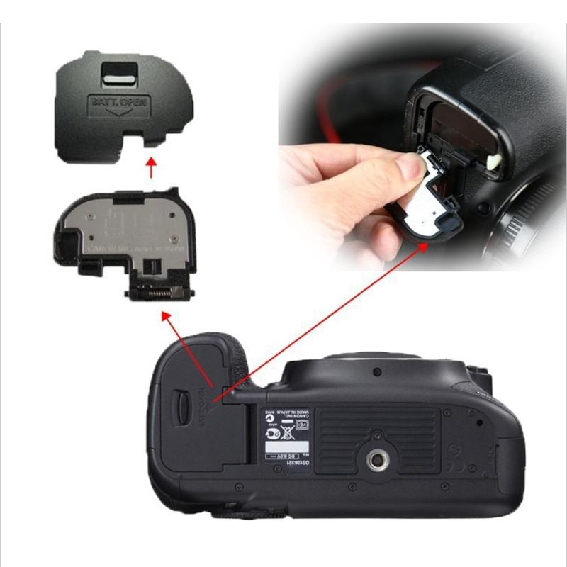 1ks náhradní krytka krytu dvířek baterie – pro 60D 550D 5D2 5D 7D 5D3 6D 70D kryt baterie Oprava digitálního fotoaparátu Dslr