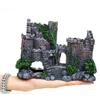Akwarium z żywicy Starożytny zamek Dekoracja Zbiornik akwariowy Jaskinia Architektura Dekoracja Układ i