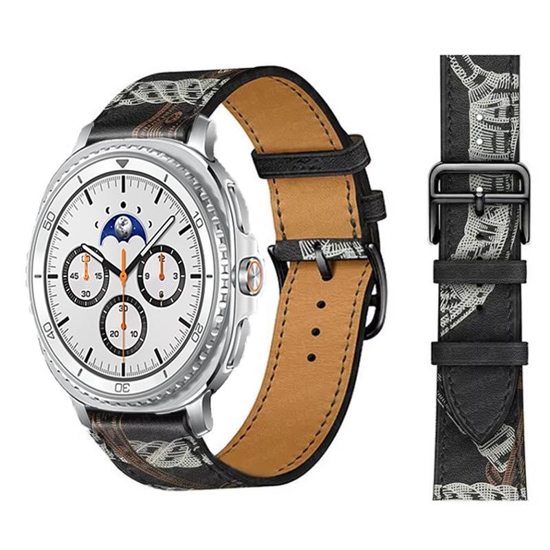 Band for Samsung Galaxy Watch 8/8 Classic/Ultra 2026 47mm 44mm 40mm 46mm Leather Wrist Belt Correa Bracelet Galaxy watch 8 Strap