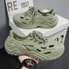 Fashion Round Nose Flat-heeled Sneakers Size 48 To 50 Man Slippers Sneakers Flip Flops Shoes Beach And Outdoor Sandals Sport