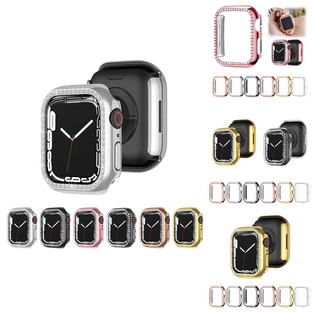 Rhinestone Apple Watch Series 7 Gen 41/45mm Protective Shell Case