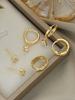 6/3 Pcs Trendy Stainless Steel Flower Earring Set For Women Vintage Crystal Zircon Drop Earrings Hypoallerg Piercing Jewelry New