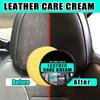 Car Leather Seat Maintenance Cream Interior Leather Cleaning Maintenance Care Coating Cleaning Cream 50g