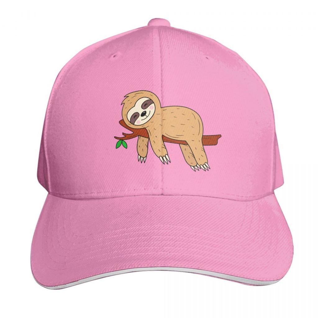 Funny Sloth On Tree Baseball Cap Summer Beach Travel Streetwear Hip Hop Trendy Vintage Retro Embroidered