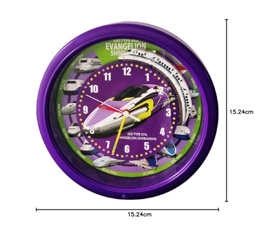 Evangelion Shinkansen Clock 500 TYPE EVA Kyushu Shin-Osaka Limited Edition Shinkansen Clock