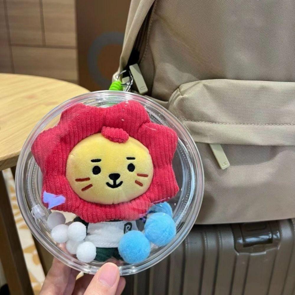 Transparent Mini Doll Outdoor Pouch Dustproof Doll Storage Bag  Jewelry Organizer