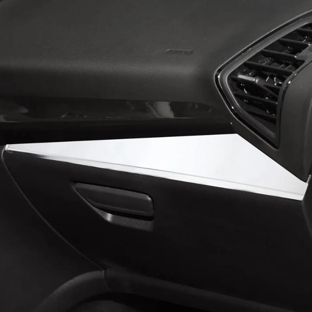 For Ford Kuga Escape 2013 - 2019 LHD Glove Box Sticker Copilot Box Decoration Cover Trim Car Accessories