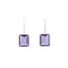 Natural Iolite Gemstone 925 Sterling Silver Jewelry Handmade Earrings 1.06" Gift EE-167-6
