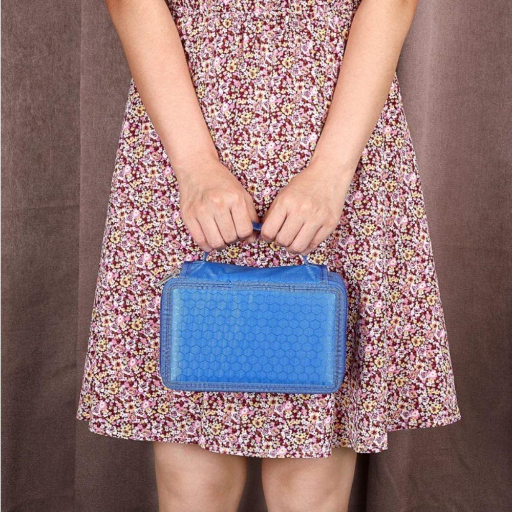 72 Holes Pencils Case 4 Layers School Stationery Bag Colored Pencil Bag  Office Accessories