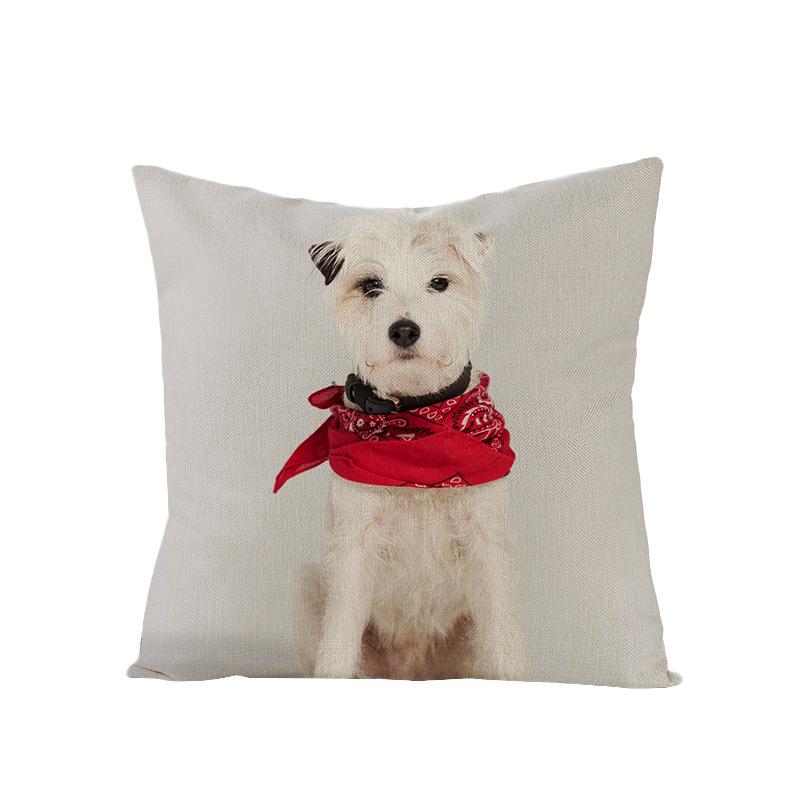 Nordic Polyester Pillow Cover New Christmas Cushion Cover Cartoon Print Series Pillow Cover Home