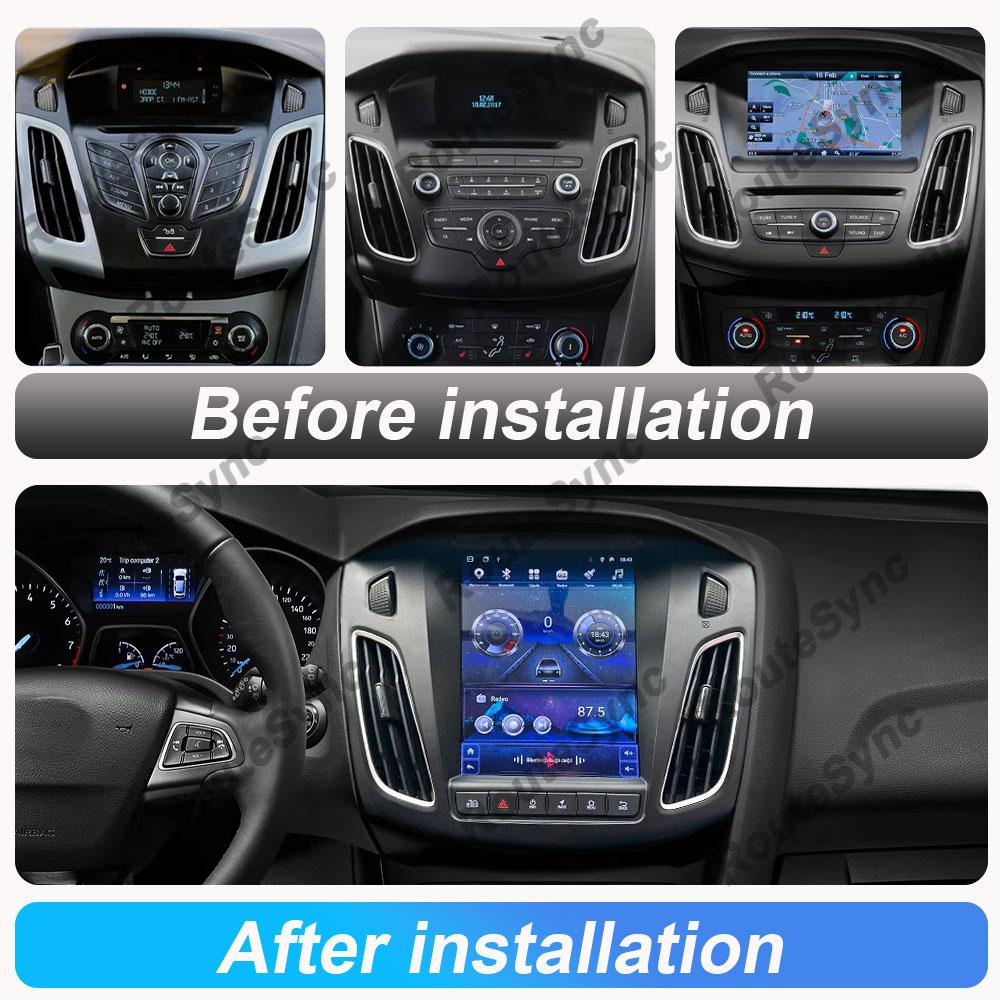 Android 15 Car Radio For Ford Focus MK3 2011 - 2019 Multimedia Video Player Navigation GPS Stereo Auto Carplay 2din New BT Dvd