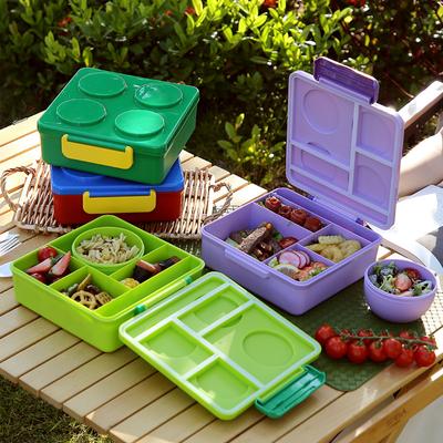 Bausteine Lunchbox Kreative Picknick Salat Bento Box Mikrowellengeeignet Erhitzen Student Schule Büro Obst Lebensmittelbehälter