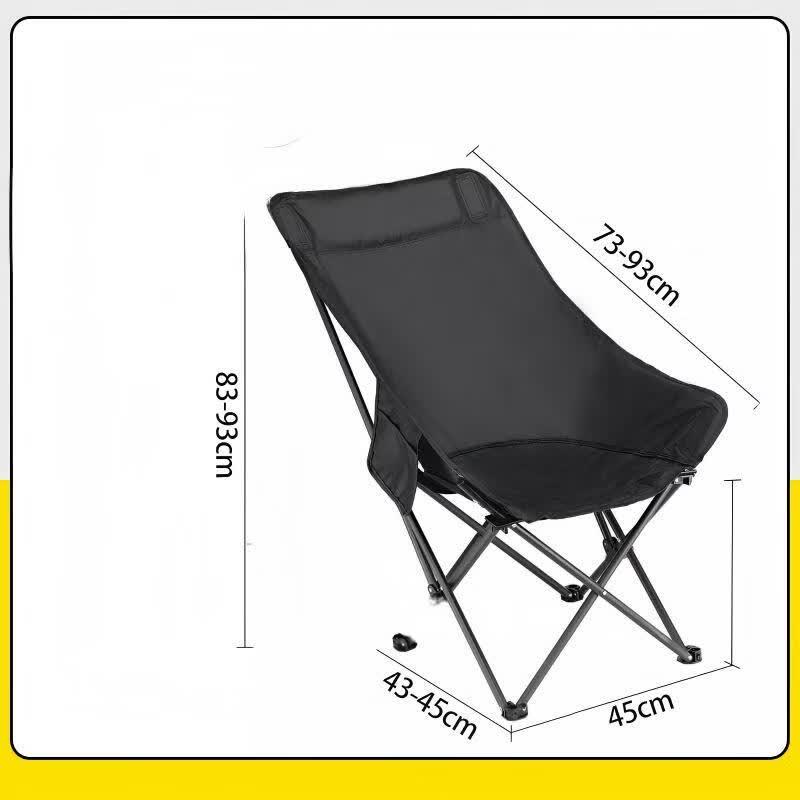 OIMG Folding Camping Recliner Chair