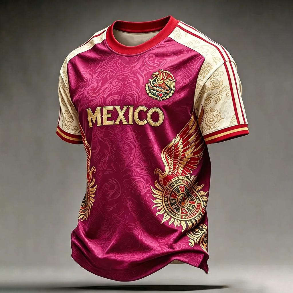 Soccer Jerseys for Men Women Mexico Print 2026 Jersey Shirts Athletic Training Jersey Casual T Shirts