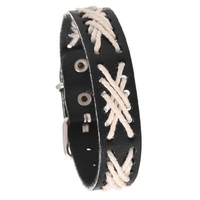 Braccialetto Regolabile in Pelle Intrecciata Con Decorazioni in Lega Braccialetto Punk Ispirato Elegante Braccialetto Per Uomini e Donne
